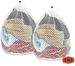 Set van 2 Wasnetten voor Wasmachine, Herbruikbare Waszak 40 x 50 cm, Bescherming tegen Vervorming en Kreukels, Ideaal voor Delicate Kleding en Ondergoed — thumbnail 1