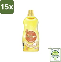 15 x Robijn - Klein & Krachtig Zwitsalgeur - Vloeibaar Wasmiddel - 34 Wasbeurten - 1,19 L - Grootverpakking - Wasmiddel - Robijn - Zwitsal - Vloeibaar Wasmiddel - Kleurwas — thumbnail 1