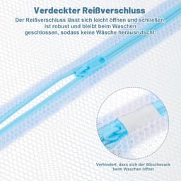 Wasnet Set - Wit - 90 x 110 cm - Duurzaam en Herbruikbaar - Voor Delicate Kleding — thumbnail 3
