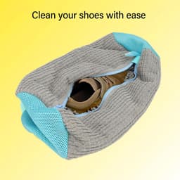 Dailygoods- Waszak Herbruikbaar - Waszak Schoenen Groot - Polyester - Rits - Scheurbestendig - Ademend Materiaal - Schoenwaszak — thumbnail 2