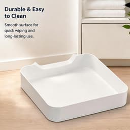 8 stuks - Afvoerbak voor wasmachine - Universeel type - 3D - Wateropvang en - Afvoer - Lekbak van de wasmachine - Onderdelen voor wasmachines - Eenvoudig te installeren - Geschikt voor kelders, appartementen, stacaravans, garages en huurwoninge — thumbnail 3