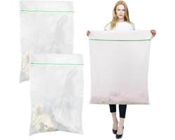 Solidchoice - Set van 2 Grote Waszakken 60 x 90 cm voor de Wasmachine