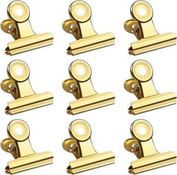 Verpakking van 30 - 1,22" (31 mm) mini metalen scharnierclips - kleine bull clips - ordners/rekeningklemmen - voor kantoor/thuis/school/winkel — thumbnail 1