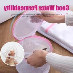 Set van 3 Herbruikbare Wasnetten voor de Wasmachine, Ideaal voor Ondergoed, Bh's en Sokken met Rits — thumbnail 3