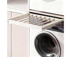 Uittrekbaar Droogrek - Broekrek Kast - Ruimte Besparen - Verstelbare Breedte - 61-66cm - Aluminium