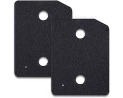 Vervangend plintfilter geschikt voor Miele T1-droger - 9164761 warmtepompdroger - plintfilter van schuim - 2 stuks
