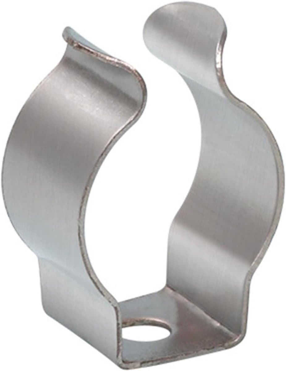 Veerhouder Clips - Gereedschap Hangers - Gereedschap Opbergen - Open Type - 10 Stuks - Zilver — afbeelding 1