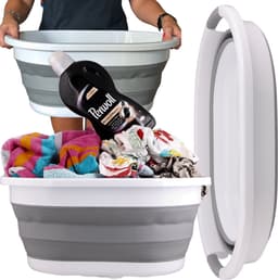 Mona Serie - Opvouwbare Wasmand - 25L - Antislip Handgrepen - Compact Ontwerp — thumbnail 5