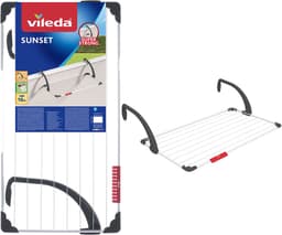 Balkondroger Vileda Sunstet Rek - hanger voor klein ondergoed met wandmontage Wit — thumbnail 1