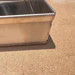 Lekkende Airco Opvangbak - Waterbak Roestvrijstaal - Voorkomt Waterschade - Extra Dik Roestvrijstaal - 30x30cm Hoogte 5cm - Zilver — thumbnail 5