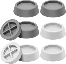Anti-vibratie pads voor wasmachine 8 stuks - TPR rubber anti-slip blokken - schokdempers voor droger, vaatwasser, koelkast, loopband — thumbnail 1