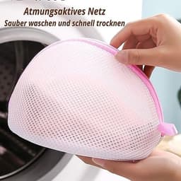 Dailygoods- Wasnet - Wasnet voor wasmachine - Waszak voor beha's - Waszakken voor wasgoed - 3 Stuks - Roestvrij staal rits - Duurzaam polyester — thumbnail 3