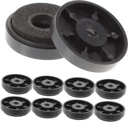 Isolatie Pads - Trillingsdempers Geluidsapparatuur - Audio-apparatuur Stabiliseren - Zelfklevend ABS en EVA - 2.7x2.8x0.8cm - Zwart — thumbnail 1
