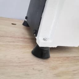 Anti-slip Rubber Voeten - Draaibank Stabilisatoren - Houtbewerking Stabiliteit - Schokabsorberend Ontwerp - 4 Stuks M8 - Zwart — thumbnail 2