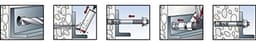 Boutanker metaal - Stalen anker Bevestigingsanker - Beton bevestigen - Standaard verankeringsdiepte - 16/100/220 mm - Metaal — thumbnail 3