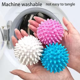 Solidchoice - Set van 6 Herbruikbare Droogballen voor Wasmachine en Drogen — thumbnail 3