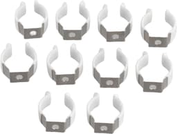 Gereedschap Clips - Veer Klemmen - Werkplaats Organiseren - Ruimtebesparend Ontwerp - 10 Stuks - Zilver — thumbnail 1