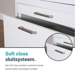Washcab® Wasmachine Kast - Wasmachine Verhoger - Wasmachine Ombouw - Wit - Duo Set Low 5 — thumbnail 5