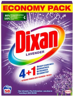 Dixan Fresh Lavender Waspoeder - Wasmiddel - 58 wasbeurten — thumbnail 1