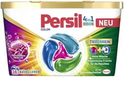Persil 4in1 Color Wasmiddel Pods - 16 Wasbeurten - Voor Gekleurde Was - Fris & Krachtig — thumbnail 1