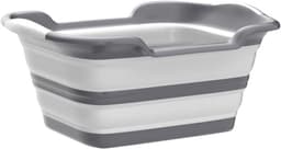 Inklapbare Wasmand - 60 x 40 cm - Wit - Siliconen en Kunststof — thumbnail 3
