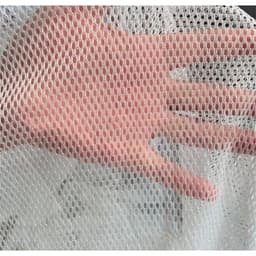 Wasnet voor Wasmachine - Ultra-fijn Mesh Waszak - Beschermende Trekkoordzak - Reisset Waszakken - Voor Bovenkleding, Lingerie, Sokken, Panty's, Baby kleding - Wit - 60x90cm - 2 stuks — thumbnail 3