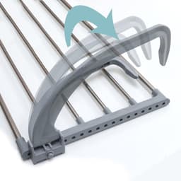 Wasdroger radiator - balkon wanddroger van roestvrij staal — thumbnail 4