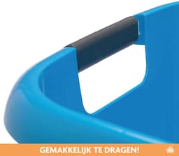 LaundrySpecialist Wasmand 2x met soft grip handvaten – 45 x 33 cm – 2x 28 liter - Blauw — thumbnail 4
