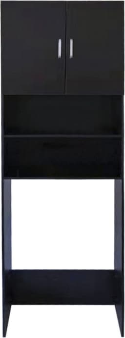 Wasmachine kast ombouw meubel - zwart — thumbnail 1