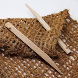 Houten Grondankers - Houten Pinnen - Bodemvastlegging Tuin - FSC Gecertificeerd Beukenhout - 30cm Lengte - Bruin — thumbnail 3