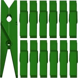 50 Stuks Houten Wasnijpers in Kleur - Kleine Knijpers voor Foto's, Knutselen & Decoratie — thumbnail 1