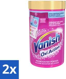 2 x Vanish Oxi Action - Vlekkenverwijderaar - Wasbooster - Gekleurde Was - 1.5 Kg - Vlekkenverwijderaar - Wasbooster - Gekleurde Was - Wasmiddel - Vlekken Verwijderen — thumbnail 1