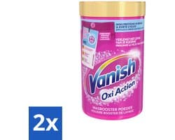 2 x Vanish Oxi Action - Vlekkenverwijderaar - Wasbooster - Gekleurde Was - 1.5 Kg - Vlekkenverwijderaar - Wasbooster - Gekleurde Was - Wasmiddel - Vlekken Verwijderen