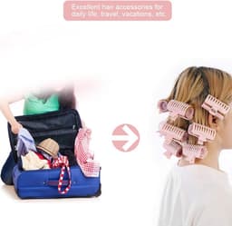 15 Stuks Grote Haarclips voor Krulspelden en Kappers Gebruik - Roze — thumbnail 5