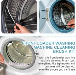 Reinigingsborstel Set - Machine Borstels - Wasmachine Reinigen - 14 Delig - 30x10x180mm - Multi-kleur — thumbnail 5
