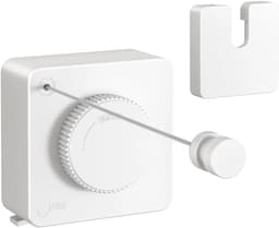 Robuuste Uittrekbare Waslijn voor Muurmontage, Eenvoudig te Bevestigen, Ideaal voor Droog Kleding met Vergrendeling tegen Doorhangen — thumbnail 1