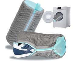Wasmachine Tas voor Schoenen Sneakers en Sportschoenen - 360° Reiniging - Herbruikbaar - 2 Stuks