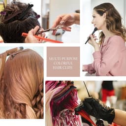 12x Grote Matte Haarspeldjes Zonder Vouw - Professionele Alligatorklemmen voor Thuis & Salon — thumbnail 3