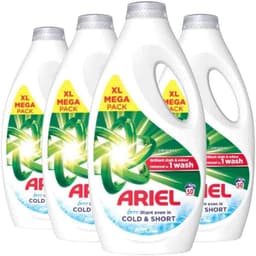 Ariel - Wasmiddel Original Cold & Short 80 Wasbeurten - 4 x 2,64 liter - Voordeelverpakking — thumbnail 1
