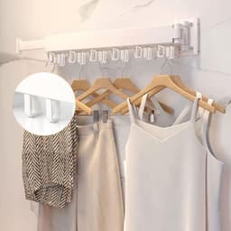 White-Label® Wanddroogrek - Droogrek Inklapbaar - Wasrek - Droogtoren - Droogrekken - Wit — thumbnail 5