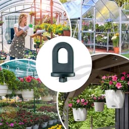 Pack of 30 Greenhouse Clips - Plant Holders - Hanging Arrangements - Climbing Aid Clips - Plastic Greenhouse Accessories - Perfect for Your Greenhouse and Paradise — thumbnail 3