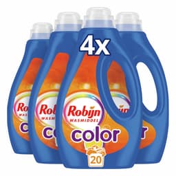 Robijn - Vloeibaar Wasmiddel - Color - 4 flessen - 80 Wasbeurten - Voordeelverpakking — thumbnail 2