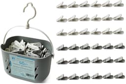 Winddichte wasknijpers - multifunctioneel - set van 60 - kunststof — thumbnail 1