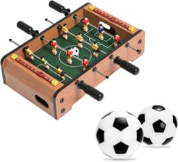 JGS Premium - Tafelvoetbalballen 8 stuks 32 mm - Draagbare mini-tafelvoetbalballen - Volwassenen en kinderen - Zwart en wit — thumbnail 5