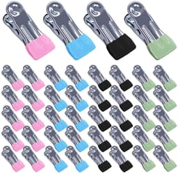 Metalen wasknijpers - multifunctioneel en antislip - 40 stuks - verschillende kleuren — thumbnail 1