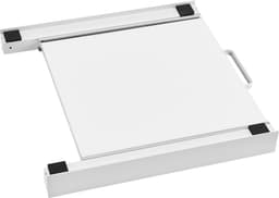 Stapelkit Buxton met uittrekbare plank universeel tussenstuk 7,5x60x60 cm wit [en.casa] — thumbnail 5