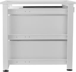 Wasmachine verhoger Wim, verstelbaar, met twee houten laden en schuif — thumbnail 5