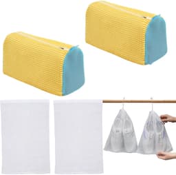 Unyqoos® Herbruikbare waszakken set voor schoenen met stofvrije zakken en zachte reiniging — thumbnail 1