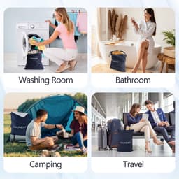 Unyqoos® Set van Twee Waterdichte Waszakken met Ritssluiting voor Reizen en Sport — thumbnail 4