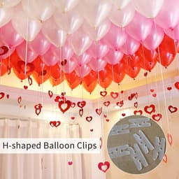 200 Stuks Ballon Klemmen - Wit - Snelle Ontlating voor Feestdecoratie — thumbnail 4